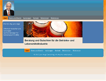 Tablet Screenshot of jens-voigt-consulting.de